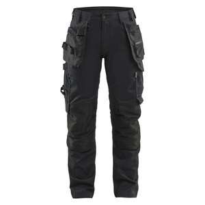 BLAKLADER - 713218329900C52 Pantalon Craftsman pour femme avec stretch Noir-PANTALON DE TRAVAIL EAN 7330509924440 PANTALON DE TRAVAIL EN DENIM - Product Image 1