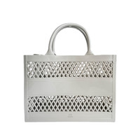 Fournisseur chinois Nouveau sac à main en plastique PVC pour filles Sac à main en gelée de style rétro Sac de plage mignon