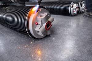 Resorte de torsión de corte preciso, resorte de torsión de alto torque resistente al desgaste para puerta industrial con cromado - Product Image 3