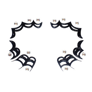Set de Adhesivos Faciales de Diamantes de Imitación con Forma de Araña, Resistentes al Agua, para Maquillaje de Fiesta de Halloween, Decoración Adhesiva de Resina Tipo Tatuaje - Product Image 3