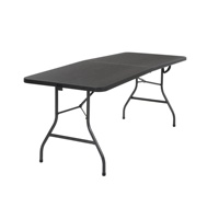 Table pliante légère en plastique, design moderne, imperméable, facile à transporter, coussin à séchage rapide, pour camping, barbecue, banquet en extérieur - Vente flash