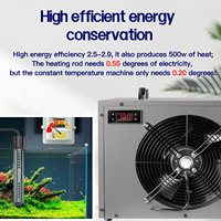Refroidisseur d'eau d'aquarium 720W Équipement de refroidissement pour aquarium Refroidisseur de bain de glace Refroidisseur plongeant froid