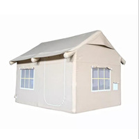 2023 Nouveau design OEM Vente en gros personnalisé CE tentes gonflables pour le camping Funwater 5 6 7 8 9 personnes gonflable maison tente gonflable