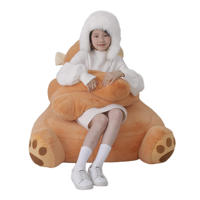 Sac de fèves de singe lesté en peluche super douce, rempli de coton PP pour soulager le stress, matériau en peluche longue pour les anniversaires