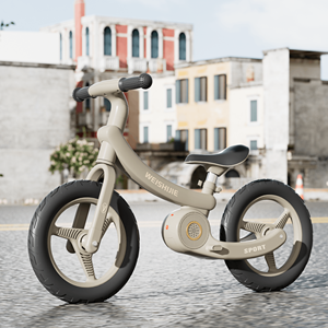 Bicicleta de Equilibrio para Niños de 12 Pulgadas con Luz, Sin Pedales, Ligera, Bicicleta de Entrenamiento para Niños Pequeños, Primera Bicicleta para Niños y Niñas de 2 a 5 Años - Product Image 4