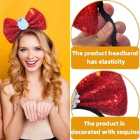 Bandeau à paillettes de Pâques mignon lapin poulet oeuf de Pâques coiffure pour enfants et adultes décoration de fête de printemps de Pâques