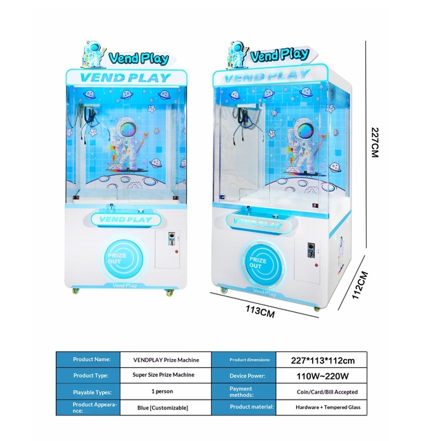 Large Vietnamese Desktop Giant Internal Drop Super Large Claw Machine Commercial Doll Machine Game Equipment Model 081