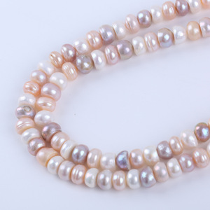 Perles d'eau douce naturelles en forme de papillon baroque de 9 mm et 12 mm, blanches, non poreuses, pour collier pendentif DIY - Product Image 2