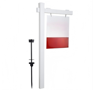 Segnaletica Stradale in PVC Vinilico, Cartelli per Costruzioni Stradali, Cartello 'Casa in Vendita', Pali Segnaletici - Product Image 1