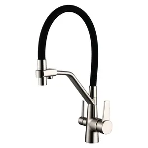 Luxury kitchen tap with water filter purified faucet generic faucet extender for kitchen and bathtub si