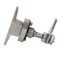 MS309-2 poignée en T 304 acier inoxydable avec serrure plate sans clé de 45MM Compression quart de tour loquet serrure de poignée d'armoire électrique