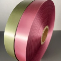 Bande de cheveux nouveau ruban de satin de polyester de couleur unie pour la décoration