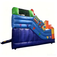 Structure gonflable Lilytoys Toy World avec décor robot et fusée, sauteur en PVC certifié CE pour enfants