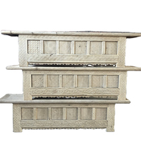 Mobilier de maison en bois sculpté à la main, style rétro, Antique et rustique, massif, Console haute, offre spéciale