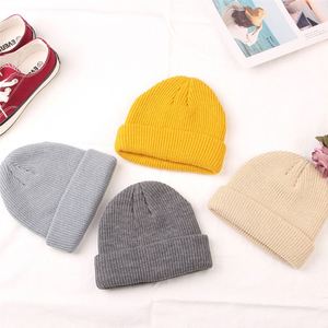 Custom New Autumn Winter Warm Solid <b>Woolen</b> <b>Hat</b> Embroidered Beanie for <b>Men</b> and Women - Product Image 4