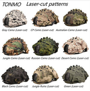 ผ้าคลุมหมวกนิรภัยแบบตาข่าย TONMO พร้อมตาข่ายป้องกันสำหรับหมวก FAST - อุปกรณ์ล่าสัตว์และยุทธวิธีกลางแจ้ง - Product Image 5