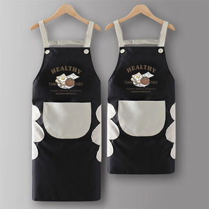 Delantal personalizado con logo, alargado, talla grande, impermeable y resistente al aceite, estilo coreano, para cocinar en la cocina del hogar, nuevo estilo 2026 - Product Image 2