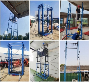 Plataforma Elevadora Eléctrica de Aluminio con Aislamiento Eléctrico, Columnas Tubulares Tipo Tijera, 48 Voltios, Andamio Elevador - Product Image 6