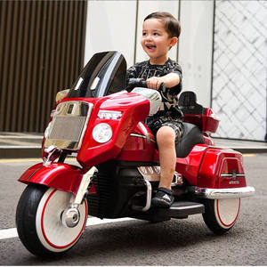 Groothandel Kinderen Elektrische Motorfiets Auto 12V Batterij <span class=keywords><strong>3</strong></span> Wielen Grote Stoel Plastic Elektrische Rit Op Speelgoed Auto Voor Kinderen - Product Image 2