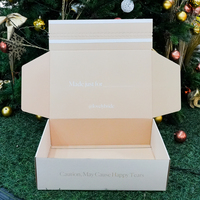 Cajas de Envío con Tiras Adhesivas de Diseño Gratuito, Cajas de Cartón Corrugado para Ropa Interior, Regalos, Ropa, Caja de Embalaje para Vestidos