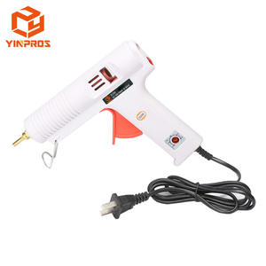 <span class=keywords><strong>Pistolet</strong></span> à <span class=keywords><strong>colle</strong></span> <span class=keywords><strong>chaude</strong></span> professionnel industriel 120W à température réglable avec buse en cuivre interchangeable pour réparations rapides de meubles - Product Image 4