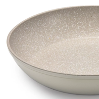 Batterie de Cuisine Pot en Granit Blanc Professionnel Antiadhésive pour Restaurant