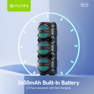 BAVIN BM37, el Mejor Altavoz Portátil Inalámbrico <span class=keywords><strong>para</strong></span> Fiestas al Aire Libre con Bluetooth 5.3 y Micrófono Inalámbrico - Product Image 6