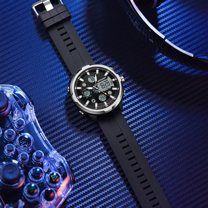 Reloj Electrónico Juvenil Multifuncional de Doble Pantalla Lu Shizhe, Reloj Deportivo para Hombre - Product Image 4