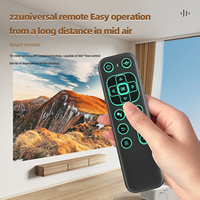 Télécommande universelle MX3 améliorée T6 avec clavier, souris aérienne sans fil 2.4G pour Android TV Box, PC, projecteur, QWERTY, rechargeable, code fixe