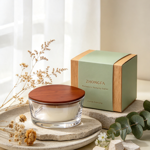 Couvercle rond en bois de frêne noir sur mesure, tourné, pour pots et tasses à bougies en verre, anti-déversement, design compact et intelligent - Product Image 3