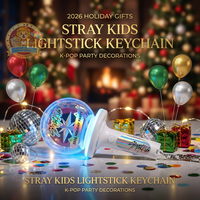 Bâton lumineux LED Bluetooth de haute qualité V2 Straykids avec connexion Bluetooth pour décorations de fête K P O P Porte-clés