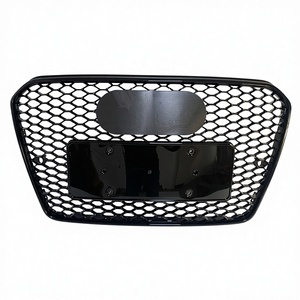 กระจังหน้าทรงรังผึ้งสำหรับ Audi A5 RS5 รุ่นปี 12-16  วัสดุ ABS พลาสติก สำหรับตกแต่งกันชน - Product Image 1