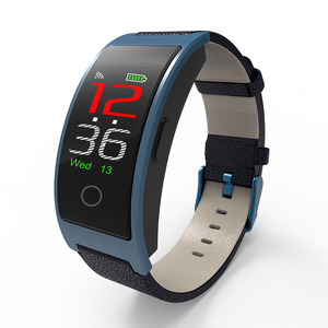 สมาร์ทวอทช์ CK11C ลดราคาพิเศษ หน้าจอสี 0.96 นิ้ว วัดความดันโลหิต ติดตามการออกกำลังกาย สายหนังแท้ - Product Image 2