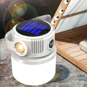 Lampe de camping solaire LED portable rechargeable TYPE-C pour entreprises, idéale pour les situations d'urgence en extérieur - Product Image 1