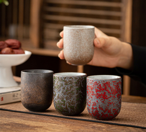 Tazas de Té Japonesas de 120 ml, Taza de <span class=keywords><strong>Café</strong></span> de Cerámica y Porcelana, Taza de <span class=keywords><strong>Café</strong></span> y Té de Arcilla, Apta para Microondas y Lavavajillas - Product Image 5