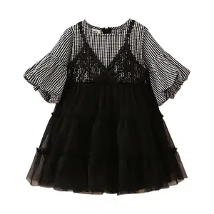 Ayrılabilir etek abiye anne ve ben Maxi elbise Taobao çocuk elbise toptan giyim pazarı