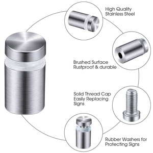 Крепеж для винтового стекла, из нержавеющей стали - Product Image 3