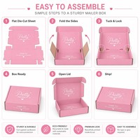 Boîte d'expédition en carton ondulé personnalisée, impression couleur intérieure et extérieure, boîte cadeau, taille personnalisée, logo, faible MOQ 500 pièces, petite entreprise