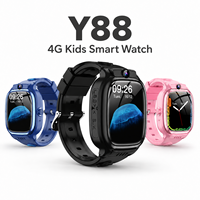 Nouvelle Montre Connectée 4G Y88 2026 pour Enfants avec Appel Vidéo HD, WiFi, Positionnement LBS, SOS, Clôture de Sécurité, IP67 et Chat Vocal