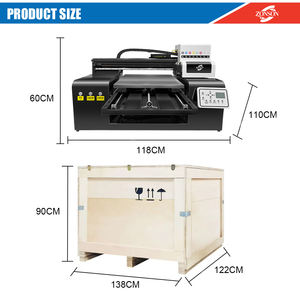 升级版 6050 平板 UV DTF 打印机，适用于 I3200，带 DX7 打印头，2880DPI，适用于小型企业、手机壳、水杯、高尔夫球 - Product Image 6