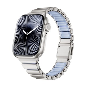 Correas de Reloj de Acero Inoxidable Delgadas, Impermeables y de Lujo, Compatibles con <span class=keywords><strong>Apple</strong></span> Watch Serie 11 de 46 mm para Mujer - Product Image 4
