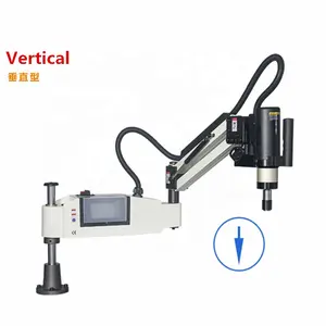 M2-M20 CNC điện khai thác máy động cơ servo điện tapper khoan với mâm cặp dễ dàng cánh tay công cụ điện luồng