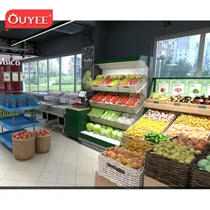 Supermarket Shopping Shelf Rack Shop Fittings Convenience Store Shelving Grocery Store Furniture For Snack Food Display Rack