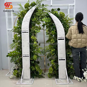 Arche florale artificielle verte lisse pour événements de mariage et fêtes, best-seller - Product Image 2