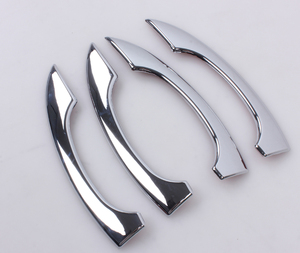 2015 pour A6 - Garniture de poignée de porte latérale - Décoration de voiture - ABS chromé - 8 pièces - Product Image 5