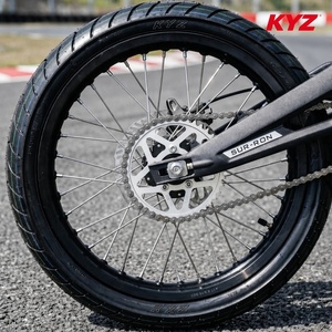Neumático de Conversión Supermoto Motard KYZ de <span class=keywords><strong>17</strong></span> Pulgadas, Sin Cámara, Doble Propósito, Alto Rendimiento, para Motocicletas Eléctricas de Calle y Todoterreno, Piezas de Repuesto - Product Image 3
