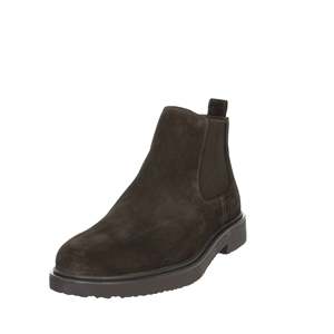 Botas de Media Caña para Hombre Geox U46H9B 00022, Estilo Chelsea de Gamuza Marrón, para Invierno - Product Image 6
