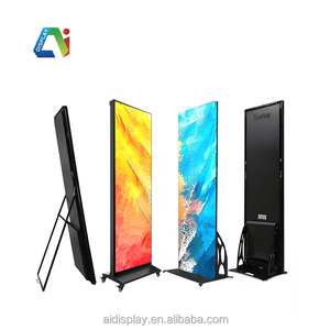 Thông minh kiosk dọc LED Video tường tầng thường vụ hiển thị ngoài trời trong nhà p1.53 Wifi USB movable Poster LED màn hình hiển thị - Product Image 6