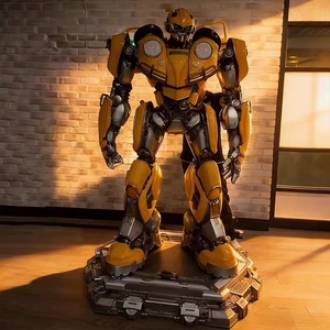 Sculptures de robots <span class=keywords><strong>Optimus</strong></span> <span class=keywords><strong>Prime</strong></span> et <span class=keywords><strong>Bumblebee</strong></span> en résine 3D et fibre de verre personnalisées pour le Nouvel An chinois et les attractions extérieures - Product Image 1