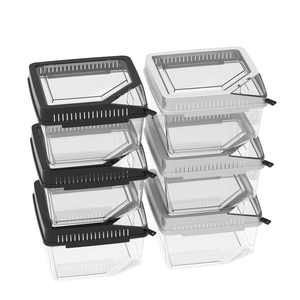 Recinto de Acrílico Transparente para Reptiles, Suministro al por Mayor |   Caja de Hábitat Resistente para Geckos, Lagartos, Arañas, Escorpiones e Invertebrados Pequeños - Product Image 4